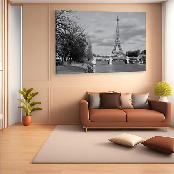 Multicolor_Eiffel_Tower,_Wooden_Framed_Canvas_Paintings_|_For_Home_Decor_|_Bedroom,_Living_Room,Wall_Decoration_|_Wall_Art_Painting,_Ct0571,_Size_16_X_24_In