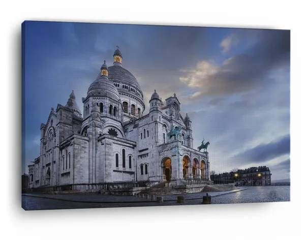 Multicolor_The_Basilica_Of_The_Sacred_Heart_Of_Paris,_Wooden_Framed_Canvas_Paintings_|_For_Home_Decor_|_Bedroom,_Living_Room,Wall_Decoration_|_Wall_Art_Painting,_Ct0573,_Size_16_X_24_In