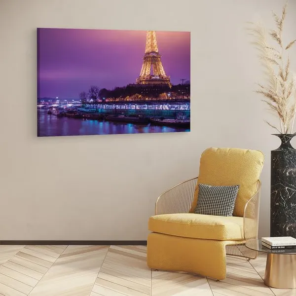 Multicolor_Eiffel_Tower,_Wooden_Framed_Canvas_Paintings_|_For_Home_Decor_|_Bedroom,_Living_Room,Wall_Decoration_|_Wall_Art_Painting,_Ct0574,_Size_16_X_24_In