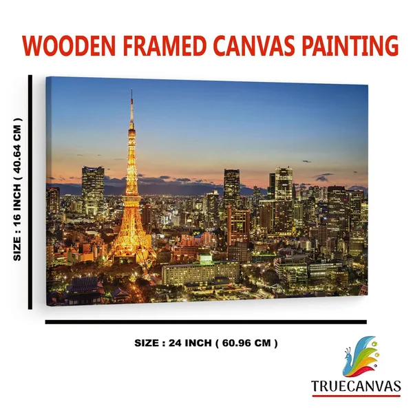 Multicolor_Tokyo_Tower,_Wooden_Framed_Canvas_Paintings_|_For_Home_Decor_|_Bedroom,_Living_Room,Wall_Decoration_|_Wall_Art_Painting,_Ct0575,_Size_16_X_24_In