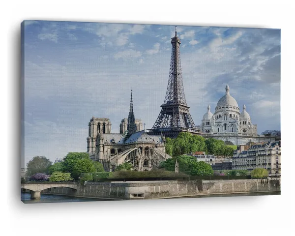 Multicolor_Eiffel_Tower,_Wooden_Framed_Canvas_Paintings_|_For_Home_Decor_|_Bedroom,_Living_Room,Wall_Decoration_|_Wall_Art_Painting,_Ct0576,_Size_16_X_24_In