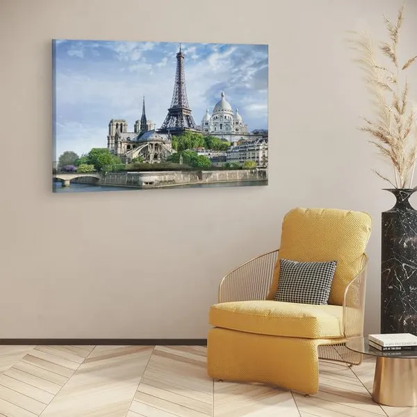 Multicolor_Eiffel_Tower,_Wooden_Framed_Canvas_Paintings_|_For_Home_Decor_|_Bedroom,_Living_Room,Wall_Decoration_|_Wall_Art_Painting,_Ct0576,_Size_16_X_24_In
