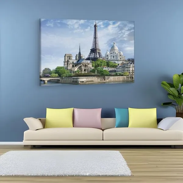 Multicolor_Eiffel_Tower,_Wooden_Framed_Canvas_Paintings_|_For_Home_Decor_|_Bedroom,_Living_Room,Wall_Decoration_|_Wall_Art_Painting,_Ct0576,_Size_16_X_24_In