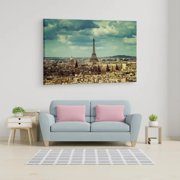 Multicolor_Eiffel_Tower,_Wooden_Framed_Canvas_Paitings_|_For_Home_Decor_|_Bedroom,_Living_Room,Wall_Decoration_|_Wall_Art_Painting,_Ct0578,_Size_16_X_24_In