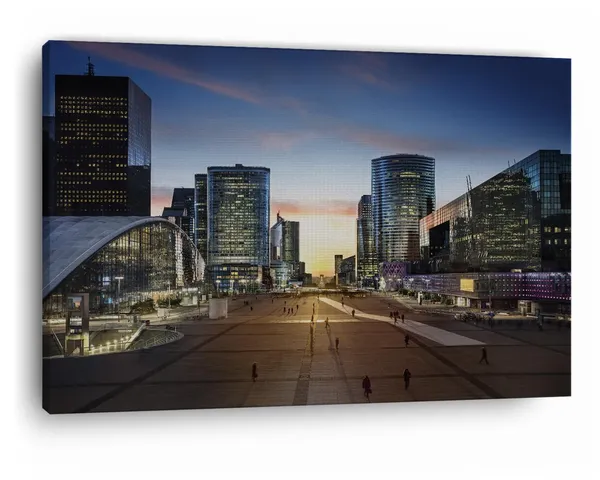 Multicolor_La_Defense,_Wooden_Framed_Canvas_Paintings_|_For_Home_Decor_|_Bedroom,_Living_Room,Wall_Decoration_|_Wall_Art_Painting,_Ct0579,_Size_16_X_24_In