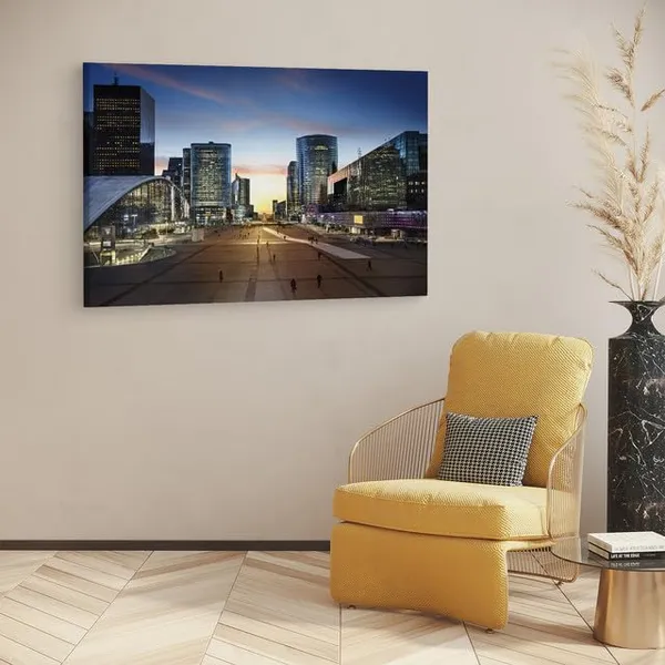 Multicolor_La_Defense,_Wooden_Framed_Canvas_Paintings_|_For_Home_Decor_|_Bedroom,_Living_Room,Wall_Decoration_|_Wall_Art_Painting,_Ct0579,_Size_16_X_24_In