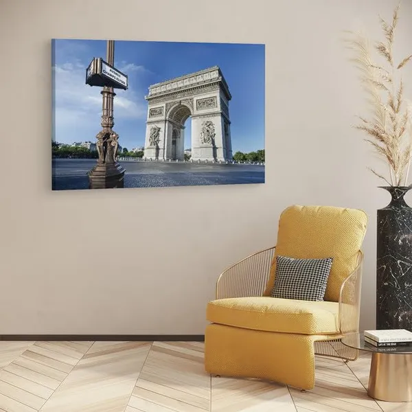 Multicolor_Arc_De_Triomphe,_Wooden_Framed_Canvas_Paintings_|_For_Home_Decor_|_Bedroom,_Living_Room,Wall_Decoration_|_Wall_Art_Painting,_Ct0580,_Size_16_X_24_In