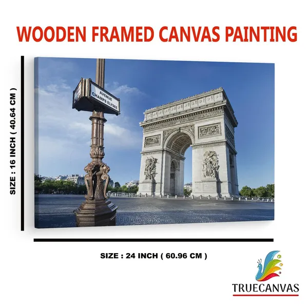 Multicolor_Arc_De_Triomphe,_Wooden_Framed_Canvas_Paintings_|_For_Home_Decor_|_Bedroom,_Living_Room,Wall_Decoration_|_Wall_Art_Painting,_Ct0580,_Size_16_X_24_In
