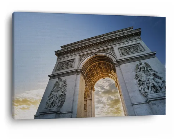 Multicolor_Arc_De_Triomphe,_Wooden_Framed_Canvas_Paitings_|_For_Home_Decor_|_Bedroom,_Living_Room,Wall_Decoration_|_Wall_Art_Painting,_Ct0581,_Size_16_X_24_In