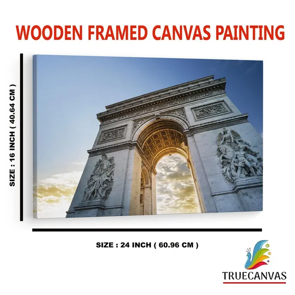 Multicolor_Arc_De_Triomphe,_Wooden_Framed_Canvas_Paitings_|_For_Home_Decor_|_Bedroom,_Living_Room,Wall_Decoration_|_Wall_Art_Painting,_Ct0581,_Size_16_X_24_In