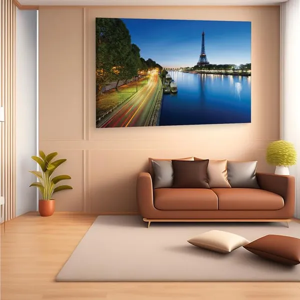Multicolor_Eiffel_Tower,_Wooden_Framed_Canvas_Paintings_|_For_Home_Decor_|_Bedroom,_Living_Room,Wall_Decoration_|_Wall_Art_Painting,_Ct0582,_Size_16_X_24_In