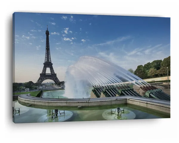 Multicolor_Trocad?Ro_Gardens,_Wooden_Framed_Canvas_Paintings_|_For_Home_Decor_|_Bedroom,_Living_Room,Wall_Decoration_|_Wall_Art_Painting,_Ct0586,_Size_16_X_24_In