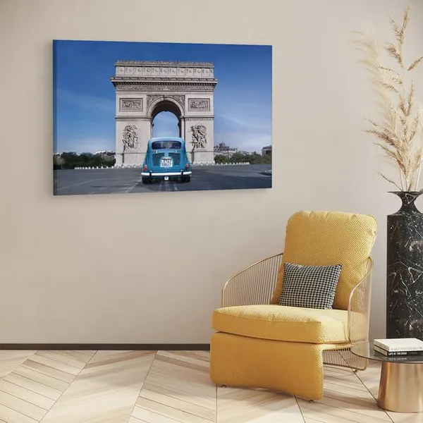 Multicolor_Arc_De_Triomphe,_Wooden_Framed_Canvas_Paintings_|_For_Home_Decor_|_Bedroom,_Living_Room,Wall_Decoration_|_Wall_Art_Painting,_Ct0591,_Size_16_X_24_In