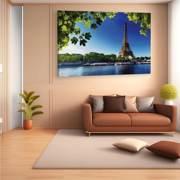 Multicolor_Eiffel_Tower,_Wooden_Framed_Canvas_Paintings_|_For_Home_Decor_|_Bedroom,_Living_Room,Wall_Decoration_|_Wall_Art_Painting,_Ct0594,_Size_16_X_24_In