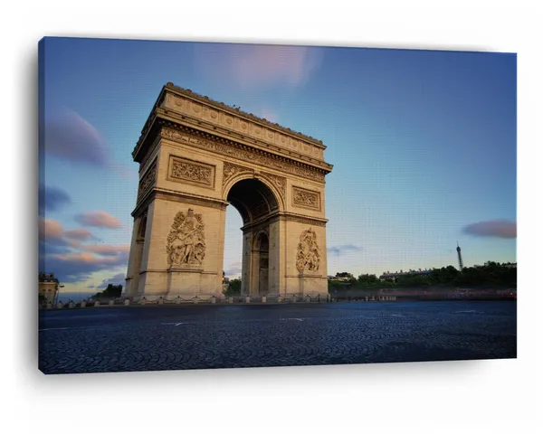 Multicolor_Arc_De_Triomphe,_Wooden_Framed_Canvas_Paitings_|_For_Home_Decor_|_Bedroom,_Living_Room,Wall_Decoration_|_Wall_Art_Painting,_Ct0595,_Size_16_X_24_In