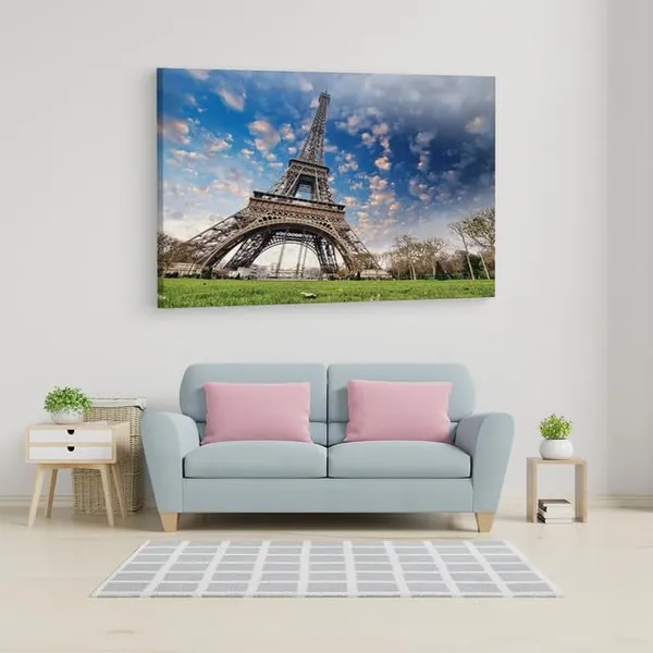 Multicolor_Eiffel_Tower,_Wooden_Framed_Canvas_Paintings_|_For_Home_Decor_|_Bedroom,_Living_Room,Wall_Decoration_|_Wall_Art_Painting,_Ct0598,_Size_16_X_24_In
