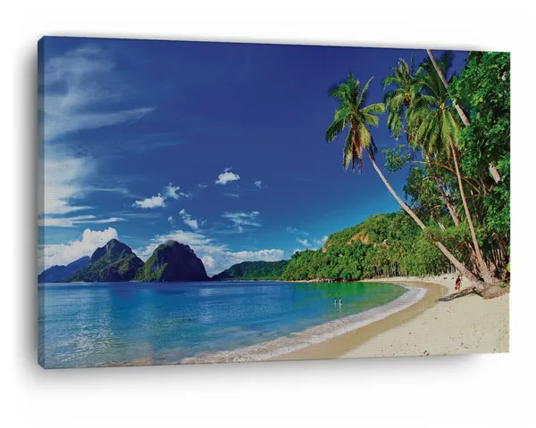 Multicolor_Beautiful_Tropical_Scenery_El_Nido,_Wooden_Framed_Canvas_Paintings_|_For_Home_Decor_|_Bedroom,_Living_Room,Wall_Decoration_|_Wall_Art_Painting,_Ct0604,_Size_16_X_24_In