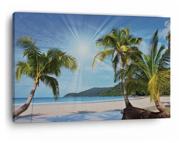 Multicolor_Hainan,_The_Tropical_China_Island,_Wooden_Framed_Canvas_Paintings_|_For_Home_Decor_|_Bedroom,_Living_Room,Wall_Decoration_|_Wall_Art_Painting,_Ct0606,_Size_16_X_24_In