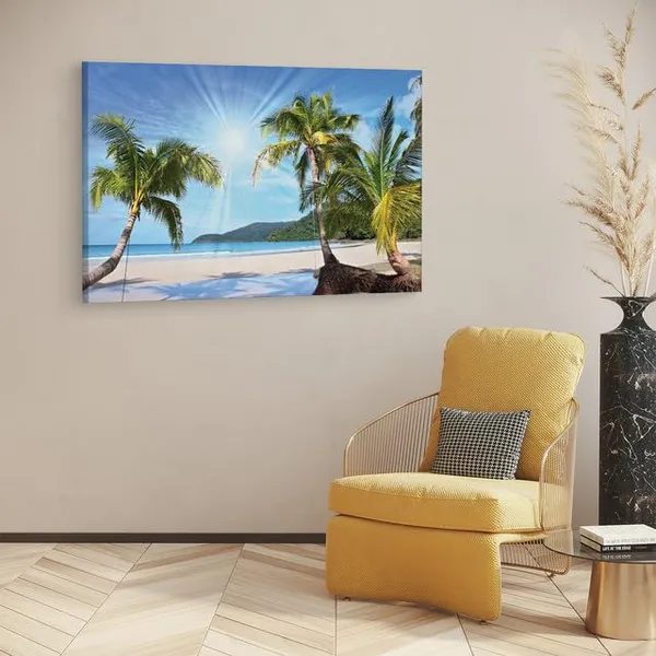 Multicolor_Hainan,_The_Tropical_China_Island,_Wooden_Framed_Canvas_Paintings_|_For_Home_Decor_|_Bedroom,_Living_Room,Wall_Decoration_|_Wall_Art_Painting,_Ct0606,_Size_16_X_24_In