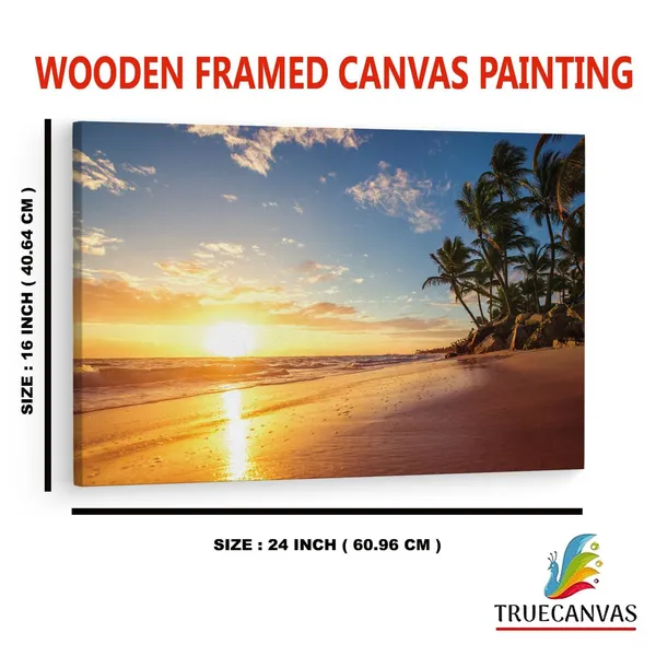 Multicolor_Global_Fusion_Orange_Tropical_Sunset_Mural,_Wooden_Framed_Canvas_Paintings_|_For_Home_Decor_|_Bedroom,_Living_Room,Wall_Decoration_|_Wall_Art_Painting,_Ct0613,_Size_16_X_24_In