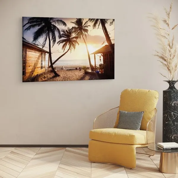 Multicolor_Palolem_Beach,_Wooden_Framed_Canvas_Paintings_|_For_Home_Decor_|_Bedroom,_Living_Room,Wall_Decoration_|_Wall_Art_Painting,_Ct0628,_Size_16_X_24_In