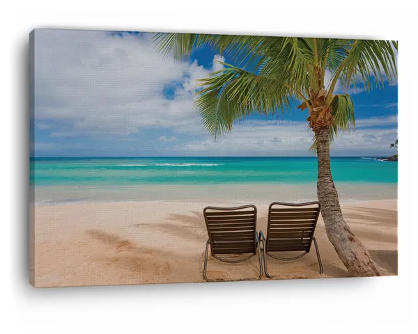 Multicolor_Palmera_Playa,_Wooden_Framed_Canvas_Paintings_|_For_Home_Decor_|_Bedroom,_Living_Room,Wall_Decoration_|_Wall_Art_Painting,_Ct0634,_Size_16_X_24_In
