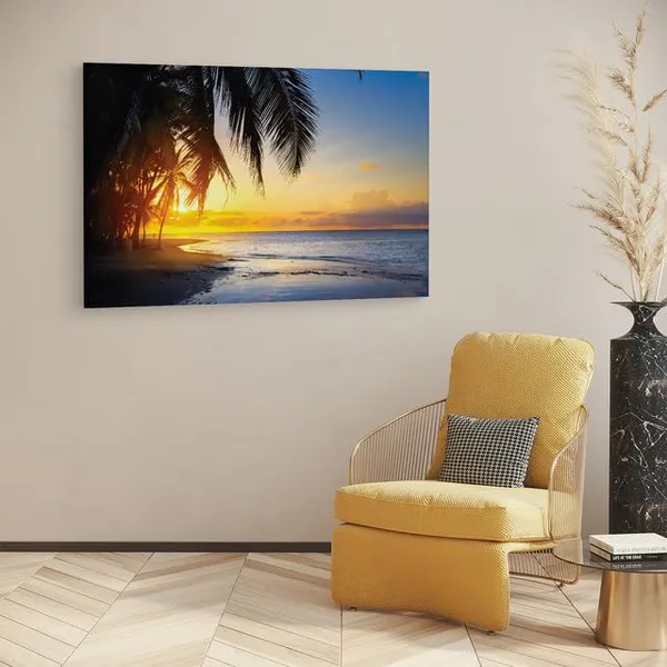 Multicolor_Beautiful_Sunrise_Over_The_Tropical_Beach,_Wooden_Framed_Canvas_Paintings_|_For_Home_Decor_|_Bedroom,_Living_Room,Wall_Decoration_|_Wall_Art_Painting,_Ct0636,_Size_16_X_24_In
