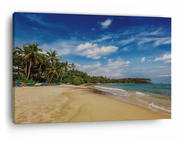 Multicolor_Mirissa_Beach,_Wooden_Framed_Canvas_Paintings_|_For_Home_Decor_|_Bedroom,_Living_Room,Wall_Decoration_|_Wall_Art_Painting,_Ct0638,_Size_16_X_24_In