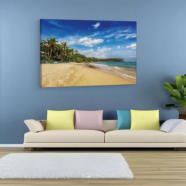 Multicolor_Mirissa_Beach,_Wooden_Framed_Canvas_Paintings_|_For_Home_Decor_|_Bedroom,_Living_Room,Wall_Decoration_|_Wall_Art_Painting,_Ct0638,_Size_16_X_24_In