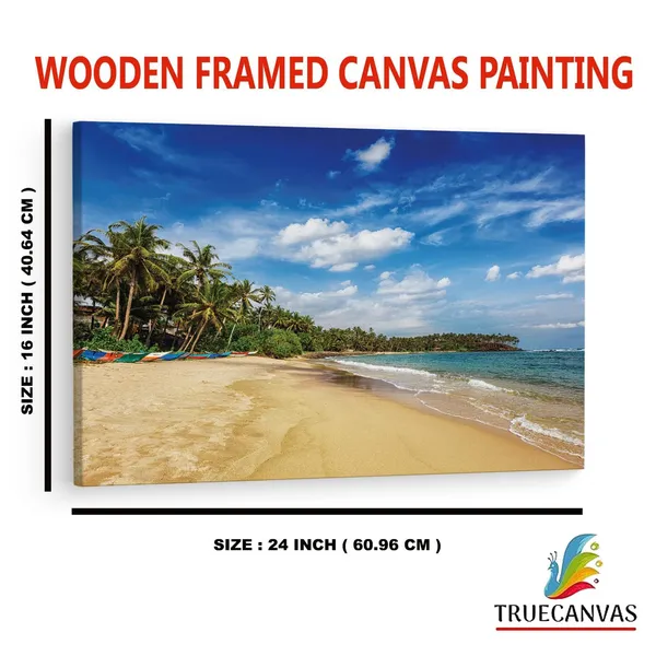 Multicolor_Mirissa_Beach,_Wooden_Framed_Canvas_Paintings_|_For_Home_Decor_|_Bedroom,_Living_Room,Wall_Decoration_|_Wall_Art_Painting,_Ct0638,_Size_16_X_24_In