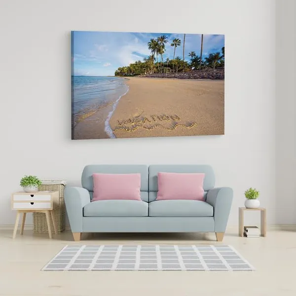 Multicolor_Koh_Samui,_Thailand,_Wooden_Framed_Canvas_Paintings_|_For_Home_Decor_|_Bedroom,_Living_Room,Wall_Decoration_|_Wall_Art_Painting,_Ct0639,_Size_16_X_24_In