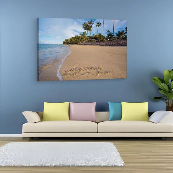 Multicolor_Koh_Samui,_Thailand,_Wooden_Framed_Canvas_Paintings_|_For_Home_Decor_|_Bedroom,_Living_Room,Wall_Decoration_|_Wall_Art_Painting,_Ct0639,_Size_16_X_24_In