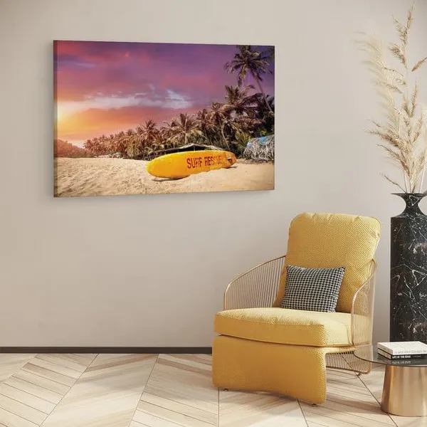 Multicolor_Goa_Island_Beach,_Wooden_Framed_Canvas_Paintings_|_For_Home_Decor_|_Bedroom,_Living_Room,Wall_Decoration_|_Wall_Art_Painting,_Ct0642,_Size_16_X_24_In
