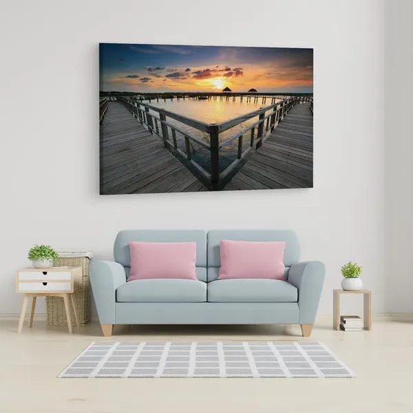 Multicolor_Sea_Beach_Scene,_Wooden_Framed_Canvas_Paintings_|_For_Home_Decor_|_Bedroom,_Living_Room,Wall_Decoration_|_Wall_Art_Painting,_Ct0649,_Size_16_X_24_In