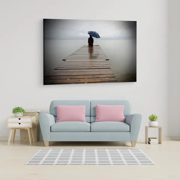 Multicolor_Loneliness_And_Mental_Health,_Wooden_Framed_Canvas_Paintings_|_For_Home_Decor_|_Bedroom,_Living_Room,Wall_Decoration_|_Wall_Art_Painting,_Ct0653,_Size_16_X_24_In
