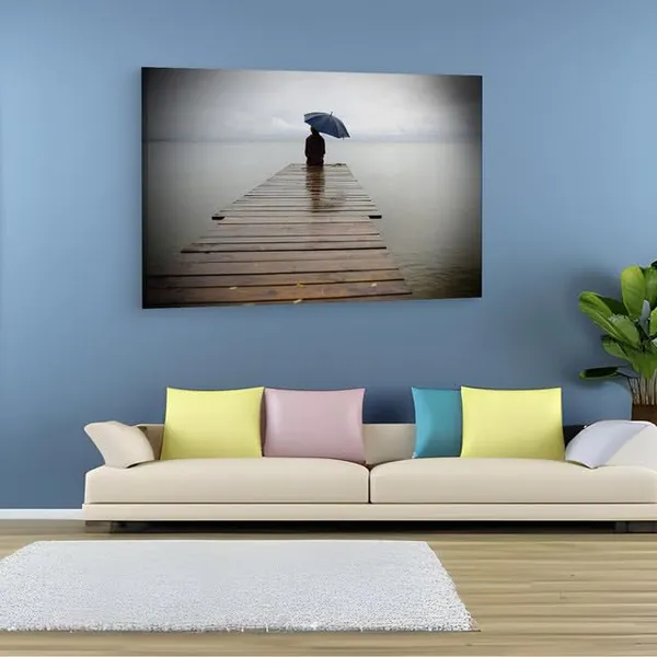 Multicolor_Loneliness_And_Mental_Health,_Wooden_Framed_Canvas_Paintings_|_For_Home_Decor_|_Bedroom,_Living_Room,Wall_Decoration_|_Wall_Art_Painting,_Ct0653,_Size_16_X_24_In