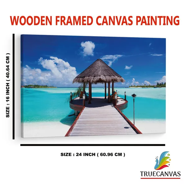Multicolor_Jetty_With_Amazing_Ocean_Wall_Mural,_Wooden_Framed_Canvas_Paintings_|_For_Home_Decor_|_Bedroom,_Living_Room,Wall_Decoration_|_Wall_Art_Painting,_Ct0665,_Size_16_X_24_In