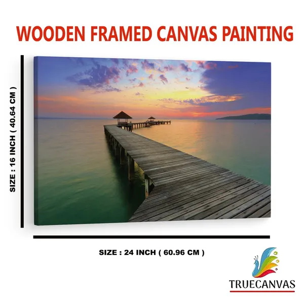Multicolor_Ocean_Pier_Mura,_Wooden_Framed_Canvas_Paintings_|_For_Home_Decor_|_Bedroom,_Living_Room,Wall_Decoration_|_Wall_Art_Painting,_Ct0668,_Size_16_X_24_In