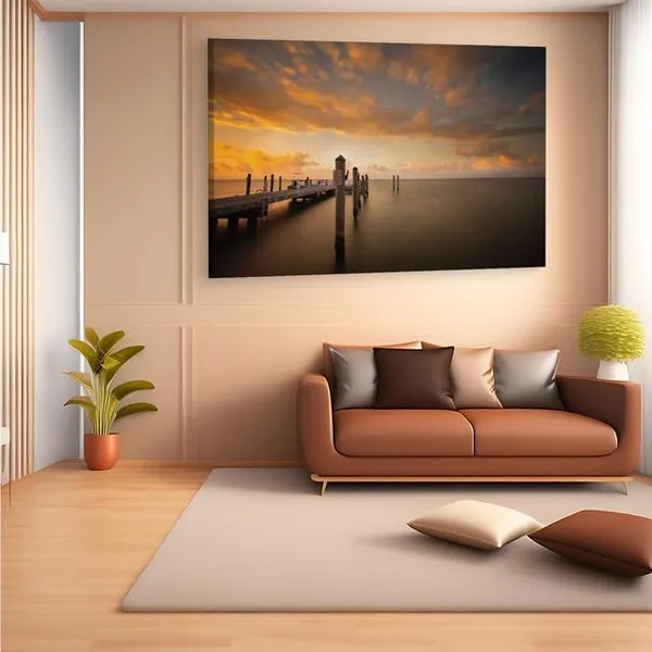 Multicolor_Photos_At_Chadwick_Beach_Island,_Wooden_Framed_Canvas_Paintings_|_For_Home_Decor_|_Bedroom,_Living_Room,Wall_Decoration_|_Wall_Art_Painting,_Ct0669,_Size_16_X_24_In