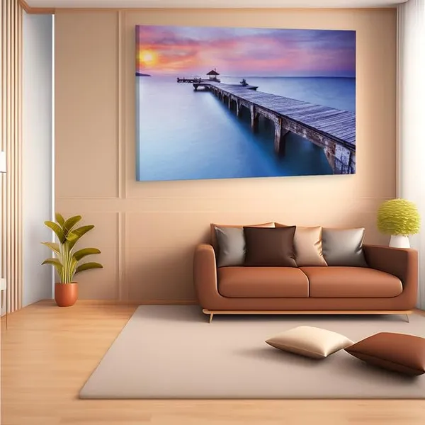 Multicolor_Hexoa_Table_Landscape,_Wooden_Framed_Canvas_Paintings_|_For_Home_Decor_|_Bedroom,_Living_Room,Wall_Decoration_|_Wall_Art_Painting,_Ct0671,_Size_16_X_24_In
