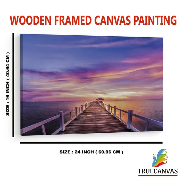 Multicolor_Wooden_Bridge_Under_Purple_Sky_Wrapped,_Wooden_Framed_Canvas_Paintings_|_For_Home_Decor_|_Bedroom,_Living_Room,Wall_Decoration_|_Wall_Art_Painting,_Ct0676,_Size_16_X_24_In