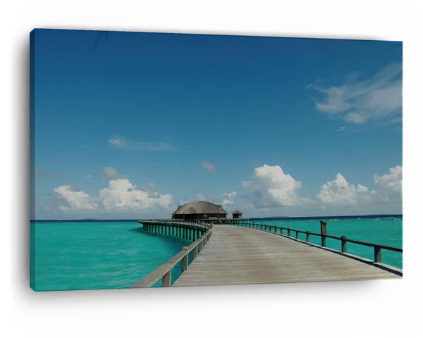 Multicolor_Maldives,_Wooden_Framed_Canvas_Paintings_|_For_Home_Decor_|_Bedroom,_Living_Room,Wall_Decoration_|_Wall_Art_Painting,_Ct0681,_Size_16_X_24_In