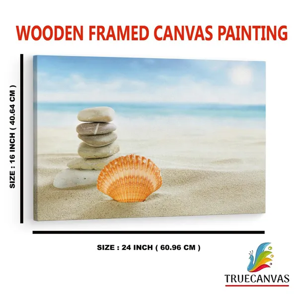 Multicolor_Golden_Sand_Beach_Shell,_Wooden_Framed_Canvas_Paintings_|_For_Home_Decor_|_Bedroom,_Living_Room,Wall_Decoration_|_Wall_Art_Painting,_Ct0700,_Size_16_X_24_In