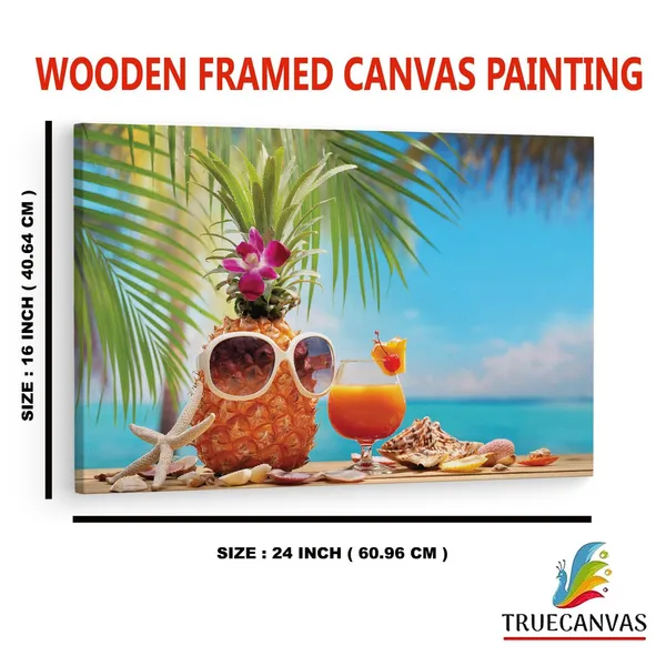 Multicolor_Ms_Ananas_Cup_Cocktail_On_Beach,_Wooden_Framed_Canvas_Paintings_|_For_Home_Decor_|_Bedroom,_Living_Room,Wall_Decoration_|_Wall_Art_Painting,_Ct0705,_Size_16_X_24_In