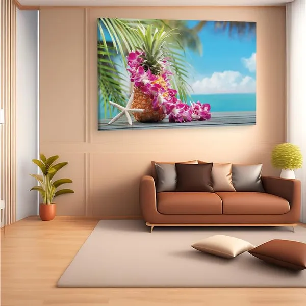 Multicolor_Summer_Holiday,_Starfish,_Wooden_Framed_Canvas_Paintings_|_For_Home_Decor_|_Bedroom,_Living_Room,Wall_Decoration_|_Wall_Art_Painting,_Ct0708,_Size_16_X_24_In