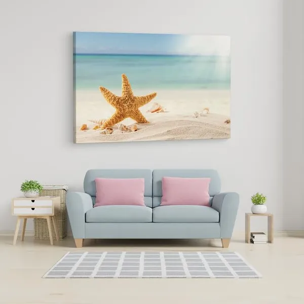 Multicolor_Sandy_Beach_On_Blank_Paper,_Wooden_Framed_Canvas_Paintings_|_For_Home_Decor_|_Bedroom,_Living_Room,Wall_Decoration_|_Wall_Art_Painting,_Ct0711,_Size_16_X_24_In