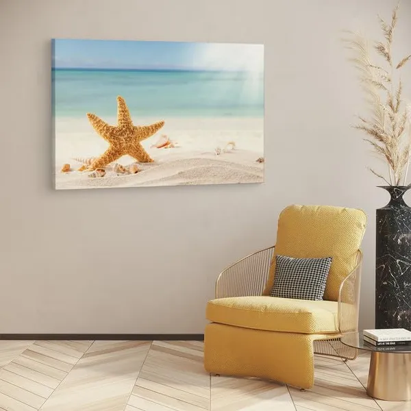 Multicolor_Sandy_Beach_On_Blank_Paper,_Wooden_Framed_Canvas_Paintings_|_For_Home_Decor_|_Bedroom,_Living_Room,Wall_Decoration_|_Wall_Art_Painting,_Ct0711,_Size_16_X_24_In