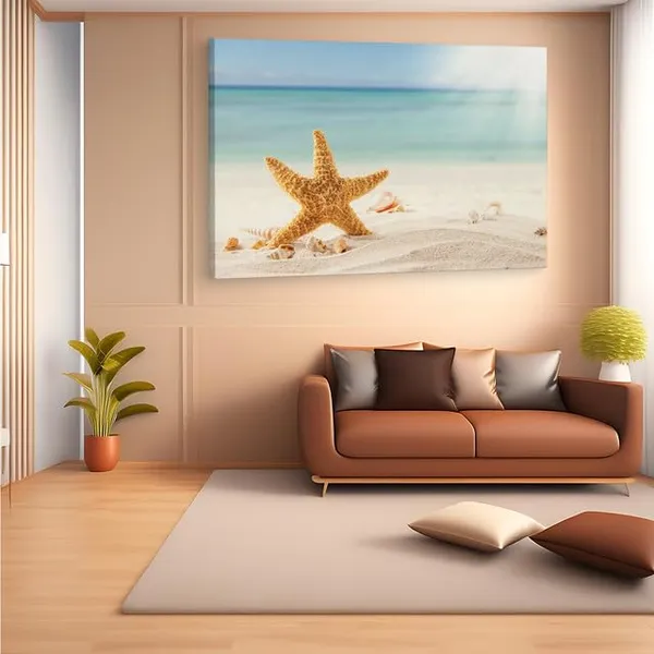 Multicolor_Sandy_Beach_On_Blank_Paper,_Wooden_Framed_Canvas_Paintings_|_For_Home_Decor_|_Bedroom,_Living_Room,Wall_Decoration_|_Wall_Art_Painting,_Ct0711,_Size_16_X_24_In