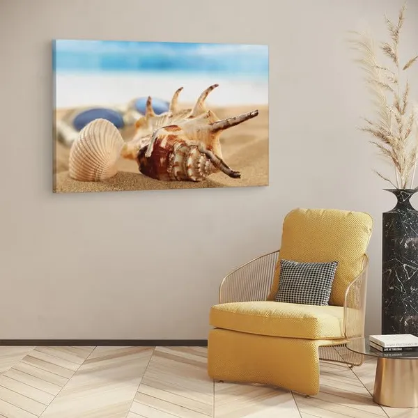 Multicolor_Seven_Horned_Conch_Grass_Jar,_Wooden_Framed_Canvas_Paintings_|_For_Home_Decor_|_Bedroom,_Living_Room,Wall_Decoration_|_Wall_Art_Painting,_Ct0713,_Size_16_X_24_In
