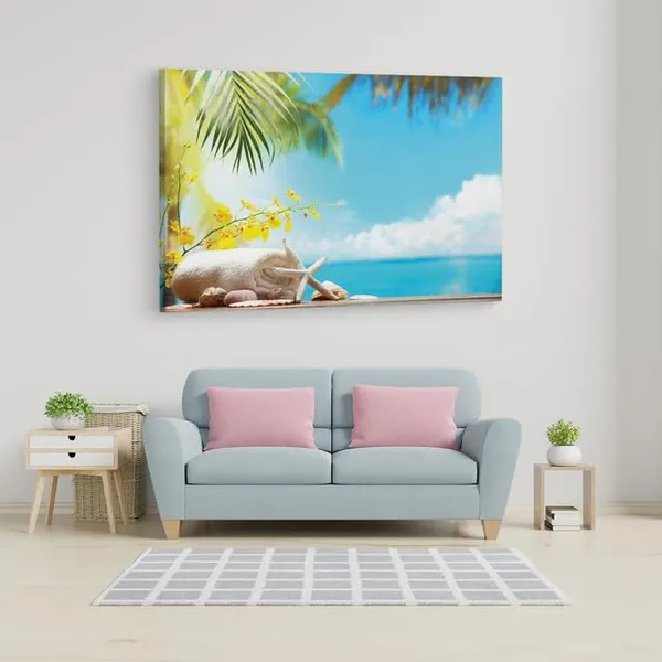 Multicolor_Spa_Beach,_Wooden_Framed_Canvas_Paintings_|_For_Home_Decor_|_Bedroom,_Living_Room,Wall_Decoration_|_Wall_Art_Painting,_Ct0719,_Size_16_X_24_In